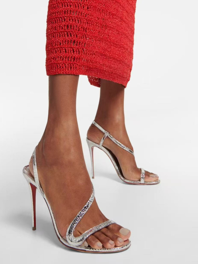 Platform Mule Heel - Bayanlar Yazlık Yeni Çok Renkli Serpantin
