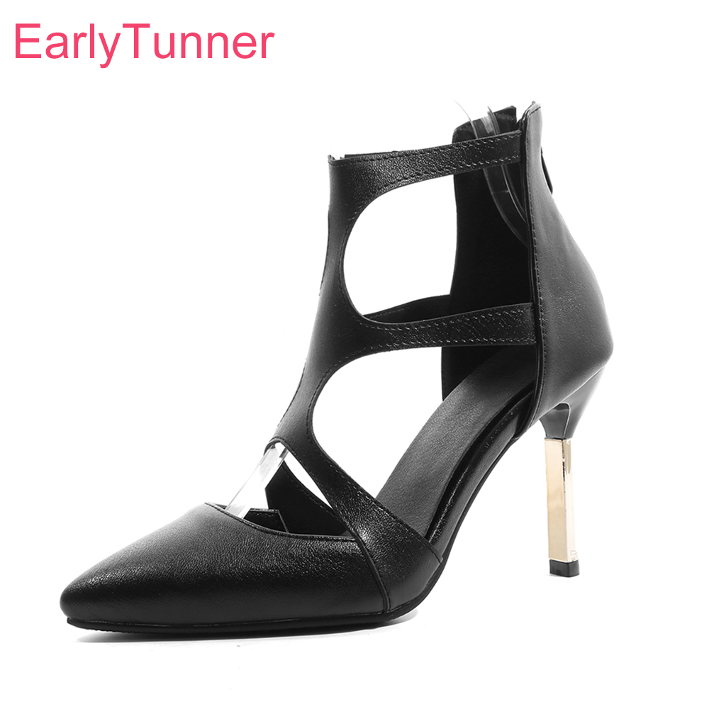Women'S Shoes In Size 12 - Yazlık Yeni Moda Siyah Leopar Desenli