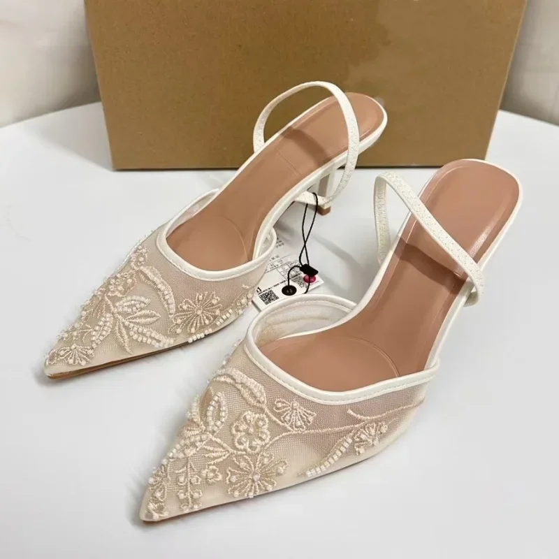 Women Shoes Zara - Marka Tasarımcısı Beyaz Kadın Düğün Pompaları