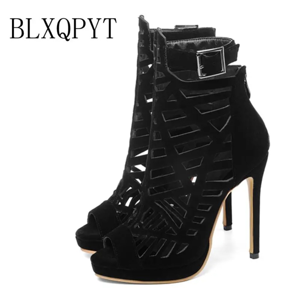 Gladiator Sandal Women - BLXQPY Süper Büyük Boy 28-52 Yüksek