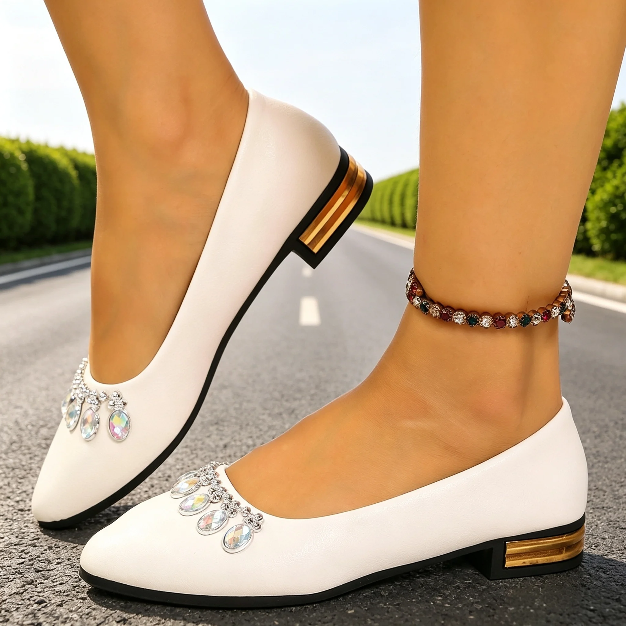 Women Shoes Sale - Kadın Düz Ayakkabılar Sivri Burun Bale