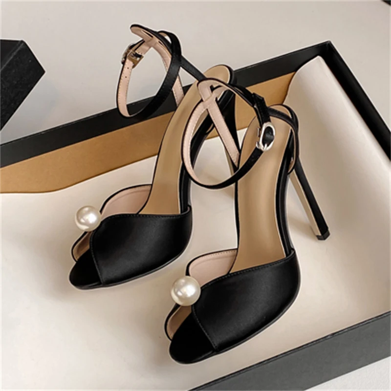 Women Shoes Zara - Eilyken Seksi Dize Boncuk Burnu açık