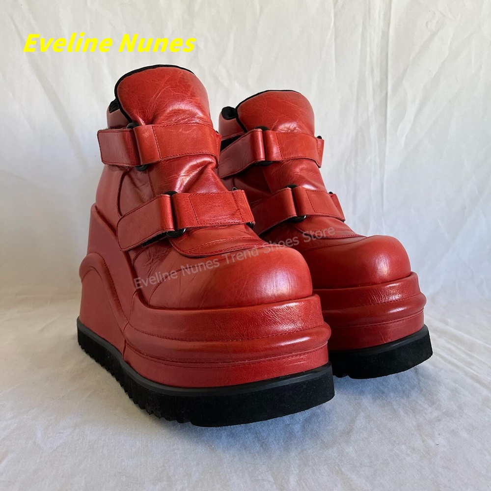 Y2K Gotik Kırmızı Platform Bot - Women'S Shoes Red Bottoms incelemesi ve fiyatı