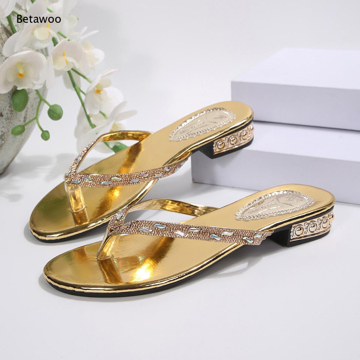 Tanga Topuklu Düşük Topuklu Sa - Gold Chain Sandal incelemesi ve fiyatı