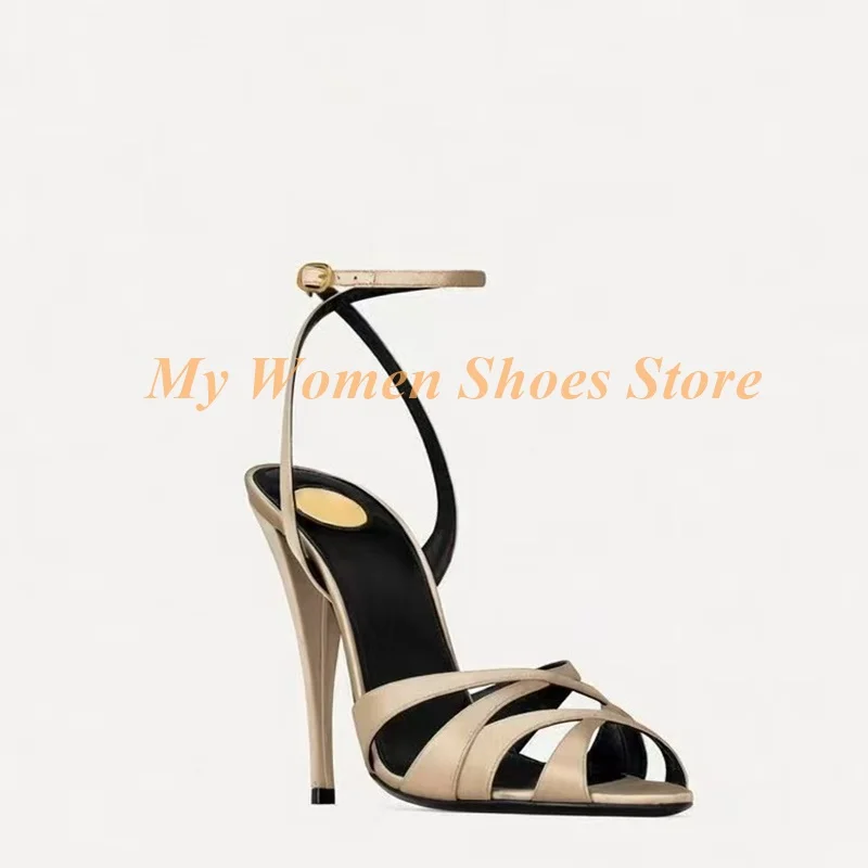 Çapraz Askılı Açık Burunlu San - Platform Mule Heel incelemesi ve fiyatı