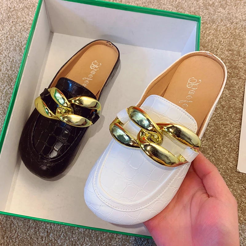 Moda Kadın Terlik Artı Boyutu  - Gold Chain Sandal incelemesi ve fiyatı