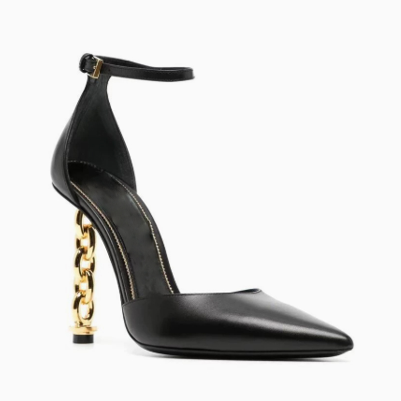 Seksi Altın Zincirli Topuklu S - Gold Chain Sandal incelemesi ve fiyatı