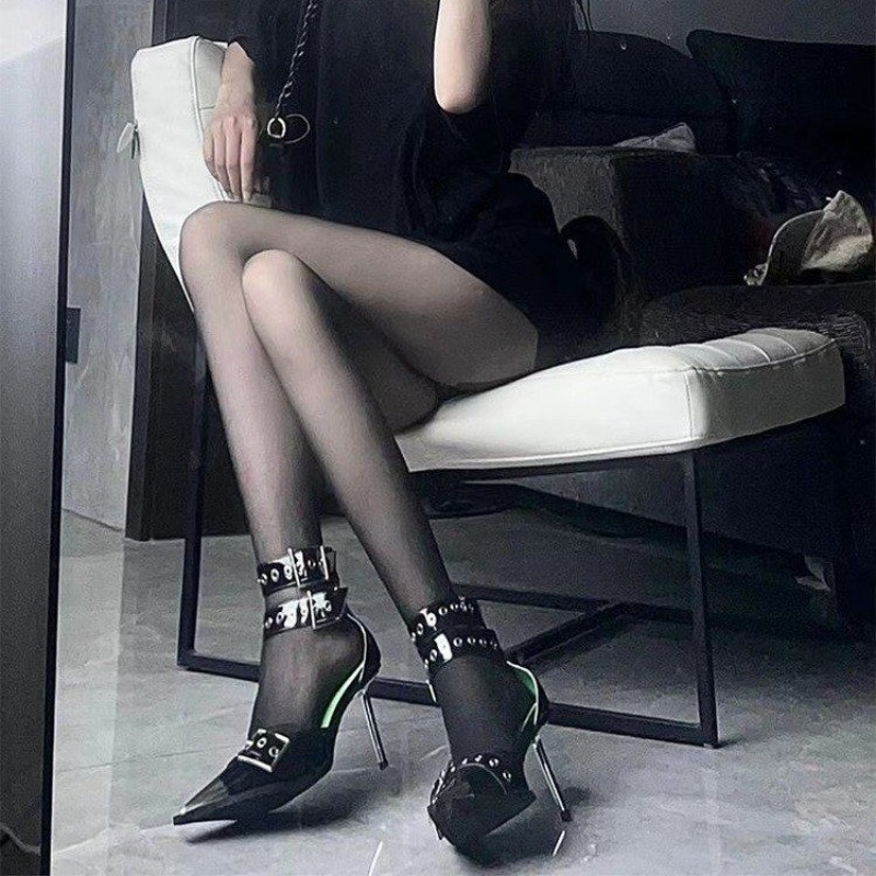 Süper Yüksek Topuk Metal Sivri - Platform Mule Heel incelemesi ve fiyatı